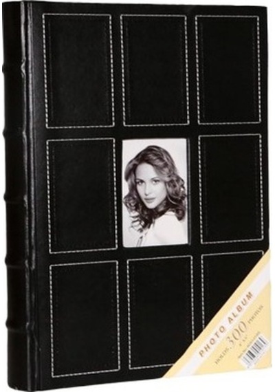Aledo 10x15cm 300 Lük Deri Özel Lüx Fotoğraf Albümü-l1300 Siyah