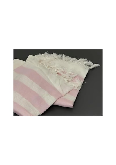 Pembe 2'li Set 90 X 180 Cm Kadın Plaj Havlusu, %80 Bambu Açık Bej