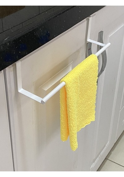 Bez Havluluk Çelik Dolap Kapağı Havlu Askılığı 30cm Beyaz Belirtilmemiş Beyaz Tr Diğer