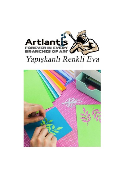 Yapışkanlı Eva 25x35 Cm 10 Renk 1 Paket Yapışkanlı Eva Süngeri 10'lu Okul Kreş Anasınıfı Elişi Etkinlikleri