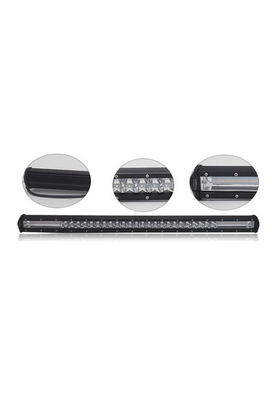 100cm Offroad Sis Lambası Beyaz-amber Çakarlı 100cm 324w Adet 12-30v / Lass306