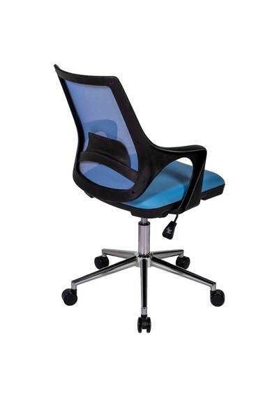Ofisbazaar Buya Fileli Çalışma Koltuğu Ergonomik Şef Ve Toplantı Koltuğu Açık Mavi Mavi