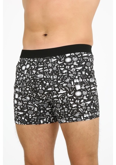 Five Pocket Fpb8001 Desenli Erkek Boxer (516184776)