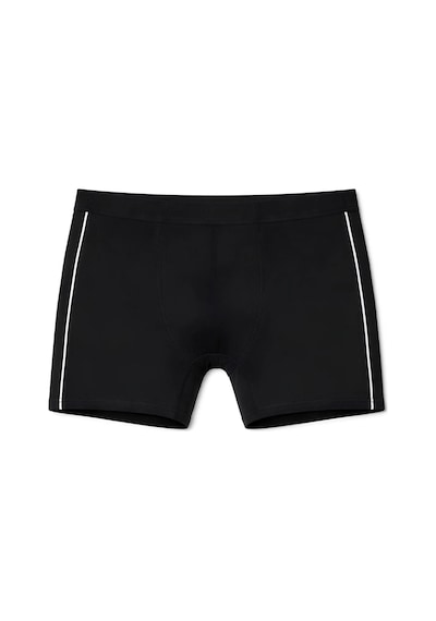Yıldız Çamaşır Erkek Modal Biyeli Boxer 105-106-107-108-109 - 6 Adet Siyah