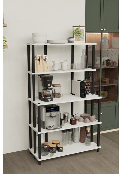 Barista Kahve Köşesi Dolabı Çok Raflı Kahve Dolabı Çok Amaçlı Mutfak Organizeri Kahve İstasyonu Beyaz Barista Kahve Köşesi Dolabı Çok Raflı Kahve Dolabı Çok Amaçlı Mutfak Organizeri Kahve İstasyonu Beyaz