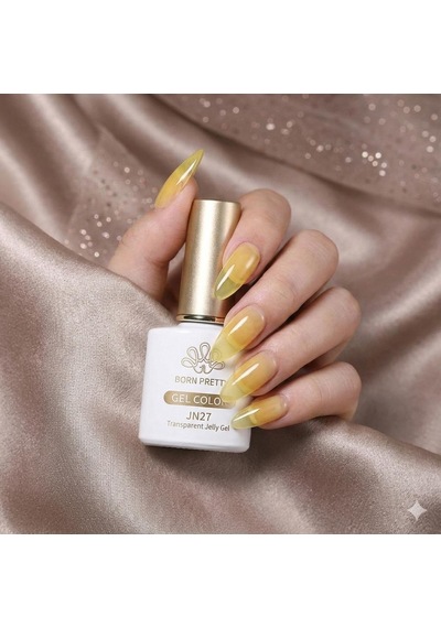 Born Pretty 10ml Jelly Nude Seri Kalıcı Oje Jn27 56347