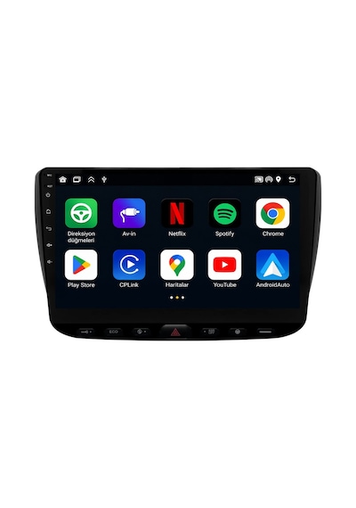 Fiat Punto Android Multimedya 2012-2018 Multijet Carplay Android Auto Navigasyon 8gb Ram 64gb 9"