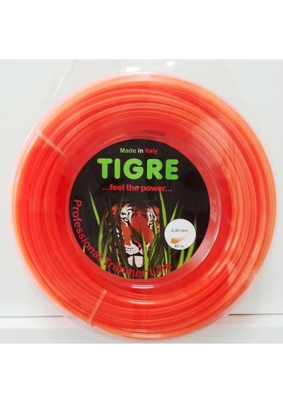 Tigre Tırpan Misinası Turuncu Dörtköşe 3.3 Mm / 40 Mt