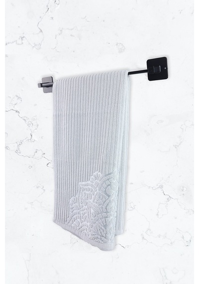 Yapışkanlı Tasarım Uzun Havluluk Havlu Askısı / Siyah Siyah Diğer