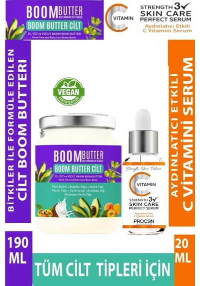Cilt Bakım Yağı 190 Ml +procsın C Vitamini Serumu 20 Ml