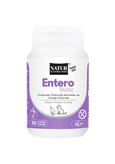 Natur Enterobiotic Kedi Köpek İshal Kesici Damla 10 Kapsül - Bağırsak Ve Sindirim