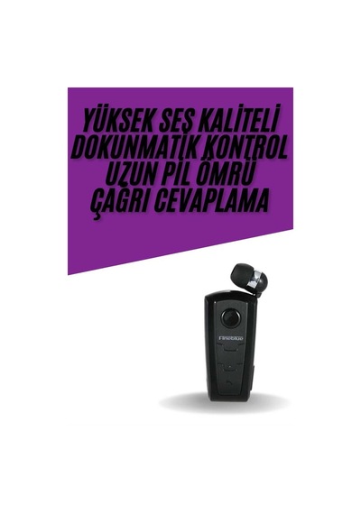 Yaka Kulaklığı Andorid Tüm Cep Telefonlarına Uyumlu Mikrofonlu Titreşimli Makaralı