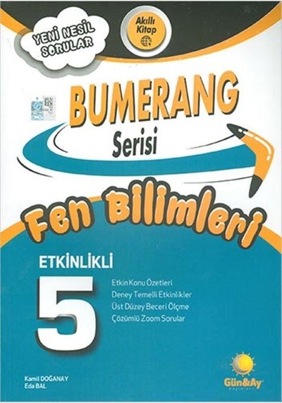 5.Sınıf Fen Bilimleri Etkinlikli Bumerang Serisi Günay Yayınları