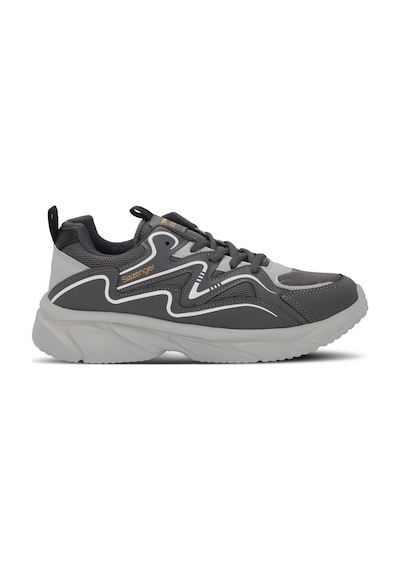 Slazenger MULTI I Erkek  Koyu Gri / Gri Koşu & Yürüyüş Spor Ayakkabısı