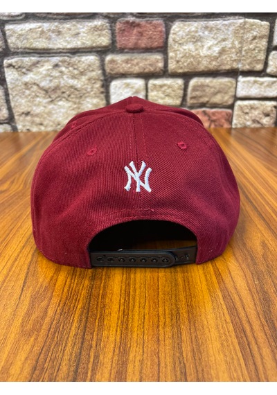 Hamze Ny New York Nakış Hip-hop Snapback Rapper Basket Beyzbol Şapka Cap Bordo