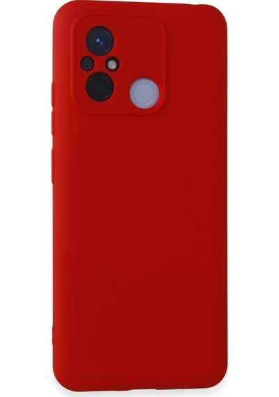 Newface Xiaomi Redmi 12c Kılıf Nano İçi Kadife Silikon - Kırmızı