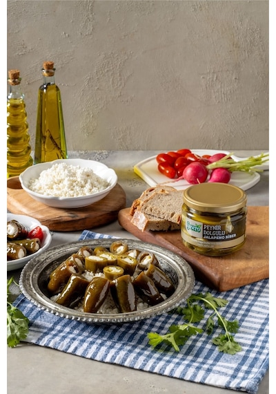 Peynir Dolgulu Jalapeno Biber 3 X 290 Gr Cam Kavanoz