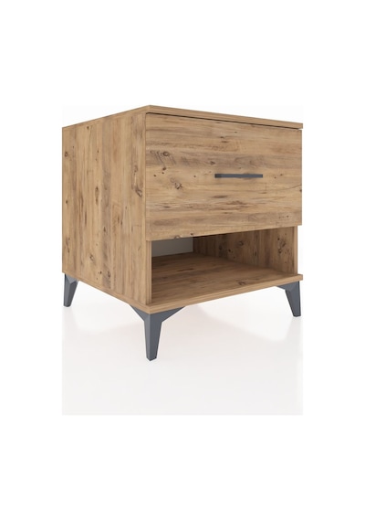 Kronos Komodin Tek Çekmeceli 60x59x64 Çam-çam Çam