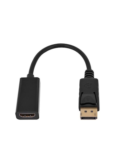 Lunatic 8058 Display To Hdmı 1080p 4k Dp Port Hdmı Hdtv Kablo Adaptörü Dönüştürücü Hdtv Tüm Cihazlar İçin