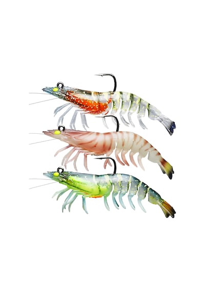3 Adet Silikon Karides Balık Yemi 9cm 11.5gr Gerçekçi Levrek Katili Yem Lrf Spin