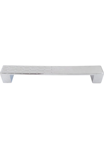 8 Adet Bihter Desenli Kulp 128 Mm Krom Mutfak Kulpu Çekmece Dolap Kapak Kulbu Metal Mobilya Dolabı Kulpları