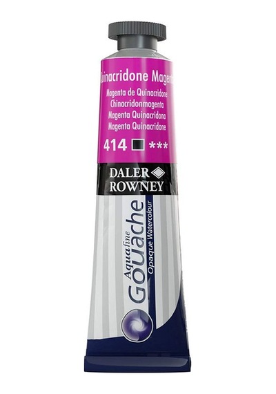 Daler Rowney Aquafine Opak Guaj Boya 15Ml 414 Quinacridone Magent