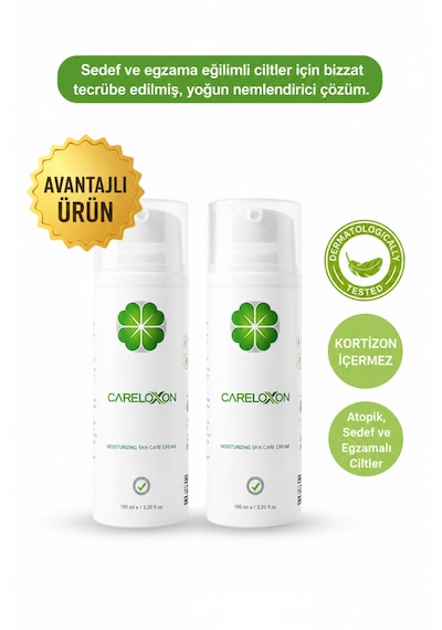 Careloxon Atopik ve Egzema Eğilimli Ciltler İçin Cilt Bakım Kremi 2 x 100 ML