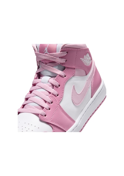 Nike Air Jordan 1 Mid Kadın Pembe Basketbol Ayakkabısı Pembe - 926437807 Pembe