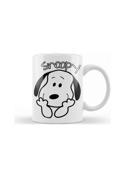 Snoopy Cute Smile Snoopy By Kuh Kupa Bardak Porselen Karışık