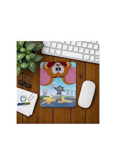 Tom Ve Jerry Baskılı Oyuncu Mousepad 0322