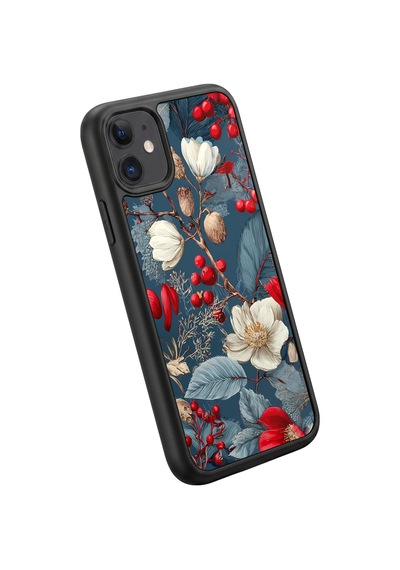 İphone 11 Uyumlu Winter Desenli Kamera Korumalı Darbelere Dayanıklı Kılıf 535-winter-iphone11