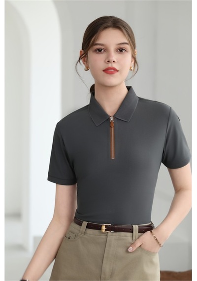 New Performance Premium Polo T-shirt 84% Nylon 16% Spandex Demir Grisi