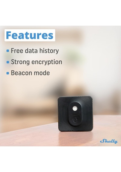 Lexroo Blu H&t Siyah Bluetooth Kontrollü Sıcaklık Ve Nem Sensörü