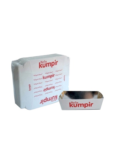Kumpir Kutusu 100 Adet'li Paket 8 X 8 X 10