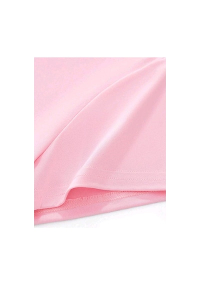Stil-x Sıx Seven Baskılı Kız Çocuk Tshırt, 67 Tasarımlı Pembe-3