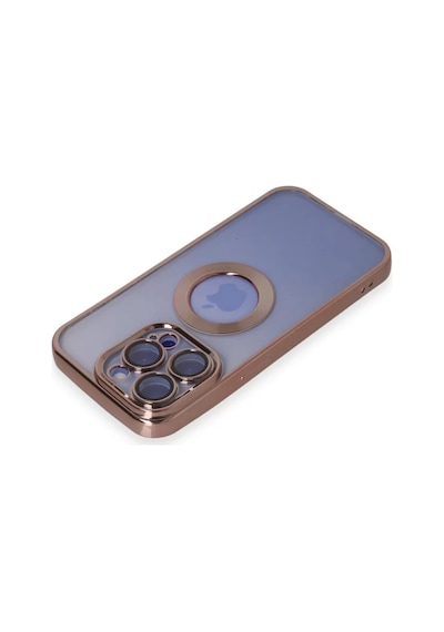 Newface Apple İphone 15 Pro Max Kılıf Slot Silikon - Rose Gold