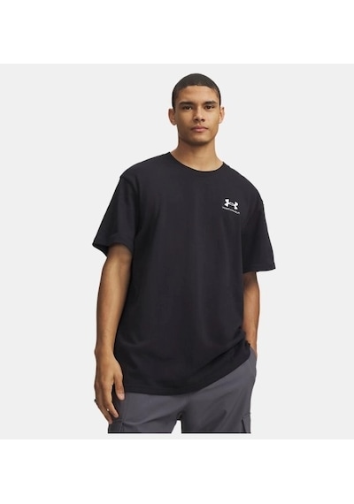 Under Armour Ua Logo Emb Heavyweight Erkek T-shirt 1373997-001 Siyah