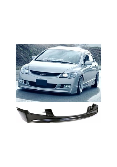 Honda Civic Fd6 Makyajsız Kasa Mugen Ön Ek Plastik Siyah Karlık-ön-ek-bodykit 2006 2007 2008 2009