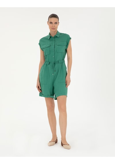 Pierre Cardin Kadın Yeşil Tulum Dokuma 50284677-vr054 Yeşil