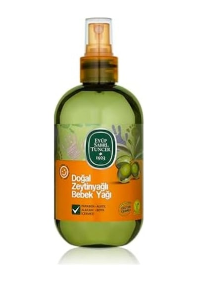 Doğal Zeytinyağlı Bebek Yağı, Pet Şişe, 1 Paket, 280 Ml