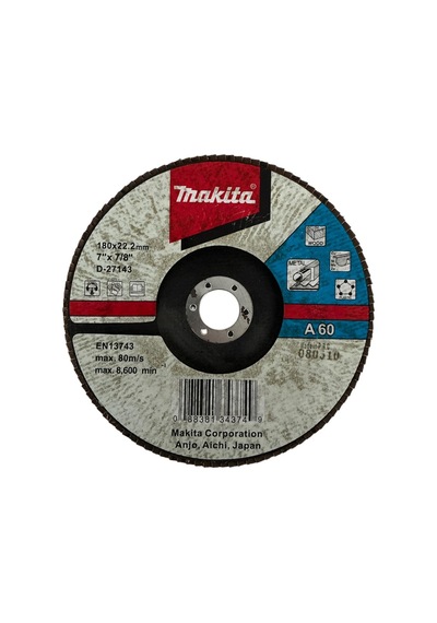 Makita 180mm Flap Zımpara