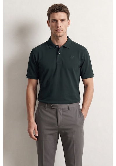 D'S Damat Ds Damat Regular Fit Zümrüt Yeşili %100 Pamuklu Uzun Ömürlü Kıvrılmaz Polo Yaka Nakışlı T-shirt 4hc14ort51000 Zm1