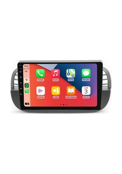 Fiat 500c 2011-2015 4gb Ram 64gb Hafıza 8 Çekirdek Carplay Kamera Android Multimedya 9"
