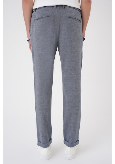 Efor Comfort Fit Belden Kumaş Kemerli Pamuk Koyu Gri Jogger Pantolon P 1154 K.Gri