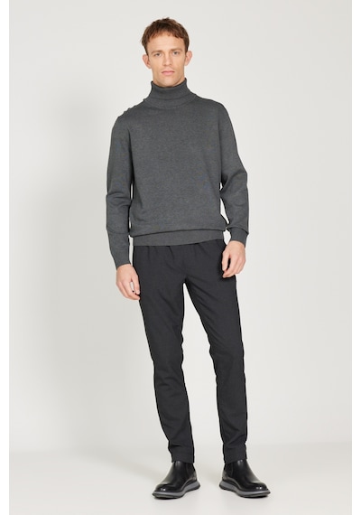 AC&Co / Altınyıldız Classics Erkek Antrasıt Melanj Standart Fit Normal Kesim Tam Balıkçı Yaka Triko Kazak Antrasit Melanj AC&Co / Altınyıldız Classics Erkek Antrasıt Melanj Standart Fit Normal Kesim Tam Balıkçı Yaka Triko Kazak Antrasit Melanj