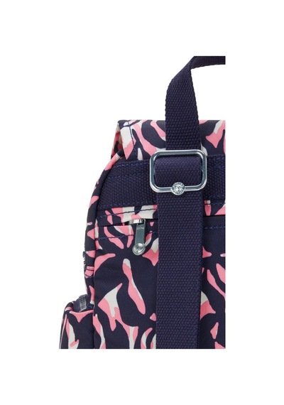 Kipling City Zip Mini Küçük Boy Sırt Çantası Desenli Çok Renkli