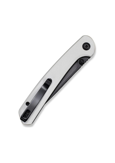 Sencut Skelfin White G10 Handle Black 9cr18mov Blade Kamp Çakı Beyaz