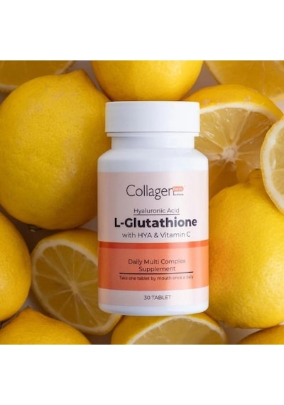 Collagen Forte Platinum L-Glutathione With Hya & Vitamin C 30 Tablet Collagen Forte Platinum L-Glutathione With Hya & Vitamin C 30 Tablet