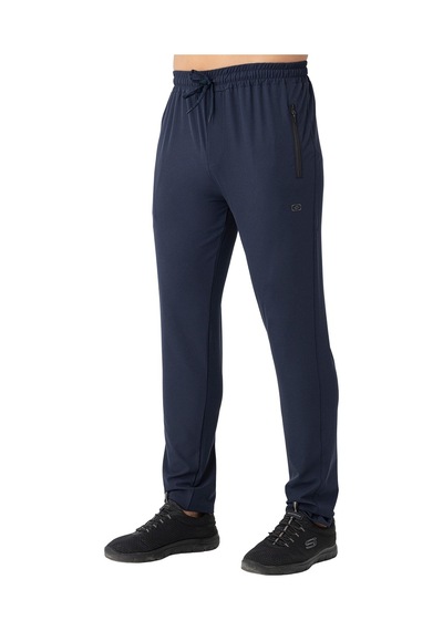 Crozwise Erkek Eşofman Altı Kalın Spor Lycra Pant 2246 Lacivert