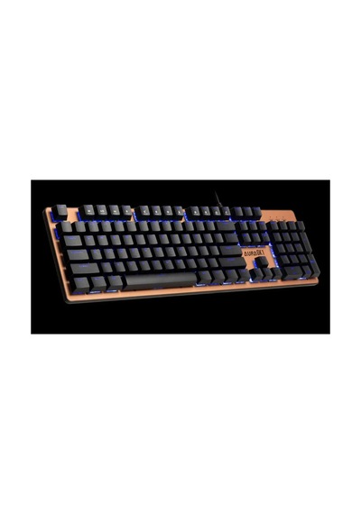 Aura Gk1, Usb Kablolu, İngilizce, Çok Renkli Arka Aydınlatma, Red Mekanik Switch, Bronze Edition, Gaming Klavye